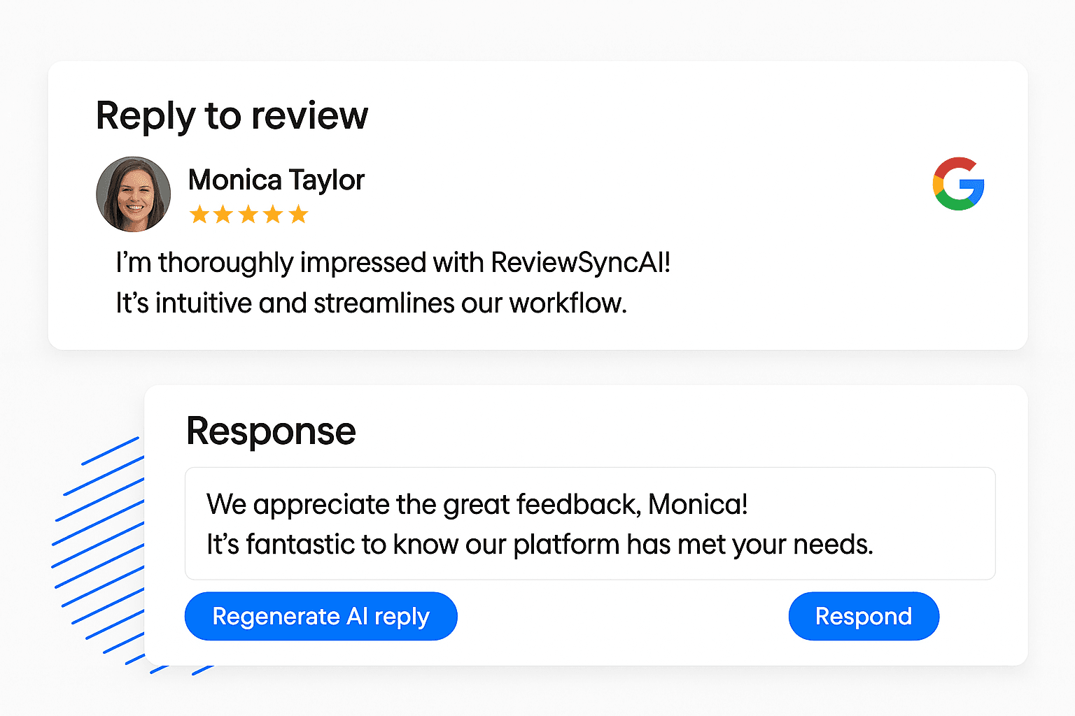 ReviewSyncAI Review Response